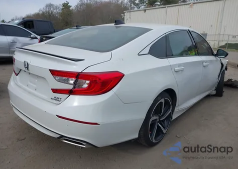 2021 Honda Accord Sport 2.0T из США, поврежденный, VIN 1HGCV2F31MA009156